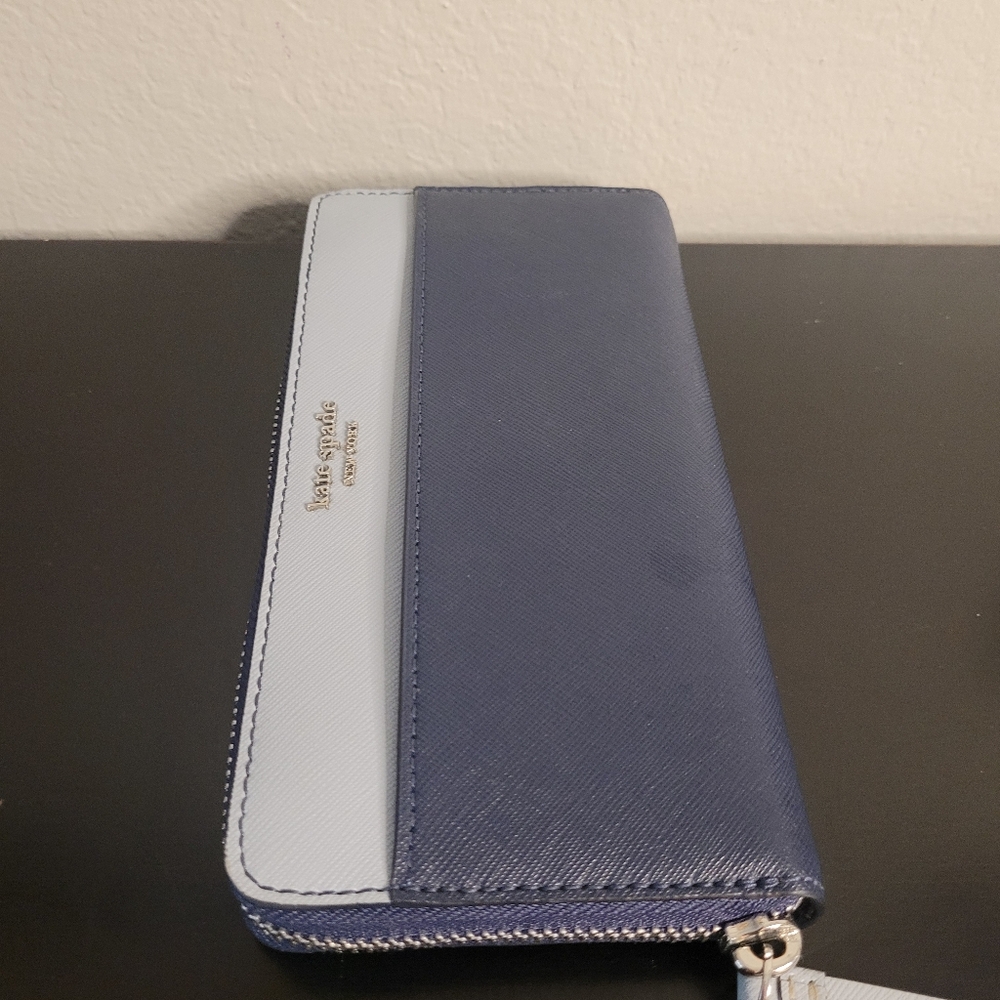 Kate Spade Saffiano Leather  Zip Around Continental Wallet - Picture 6 of 15